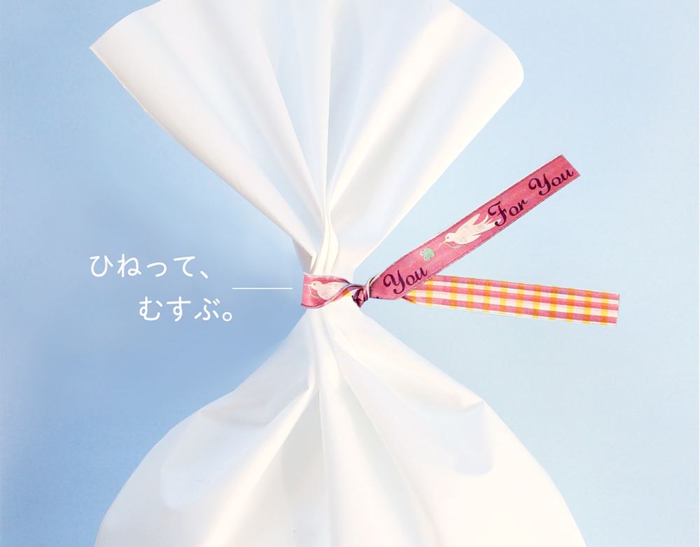 ひねるだけの簡単ラッピング ビニタイ ビニタイの結び方 使い方 ひねるだけの簡単ラッピング ビニタイ ビニタイの結び方 使い方