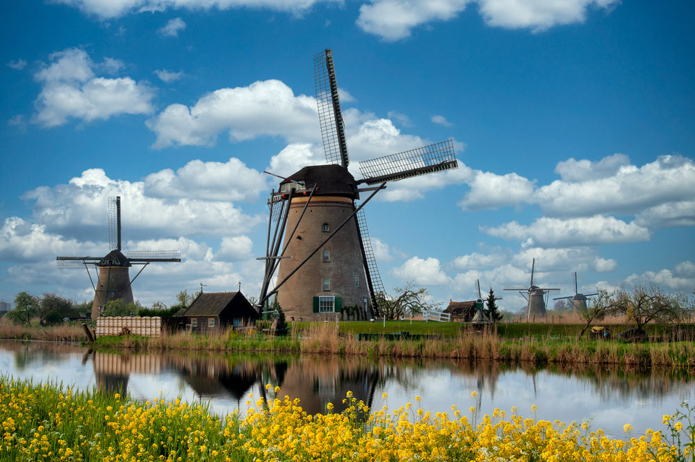 #2408 Windmills at Kinderdijk