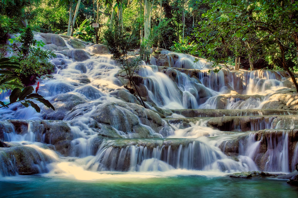 #4250 Dunn's River Falls, a Popular Tourist Attraction