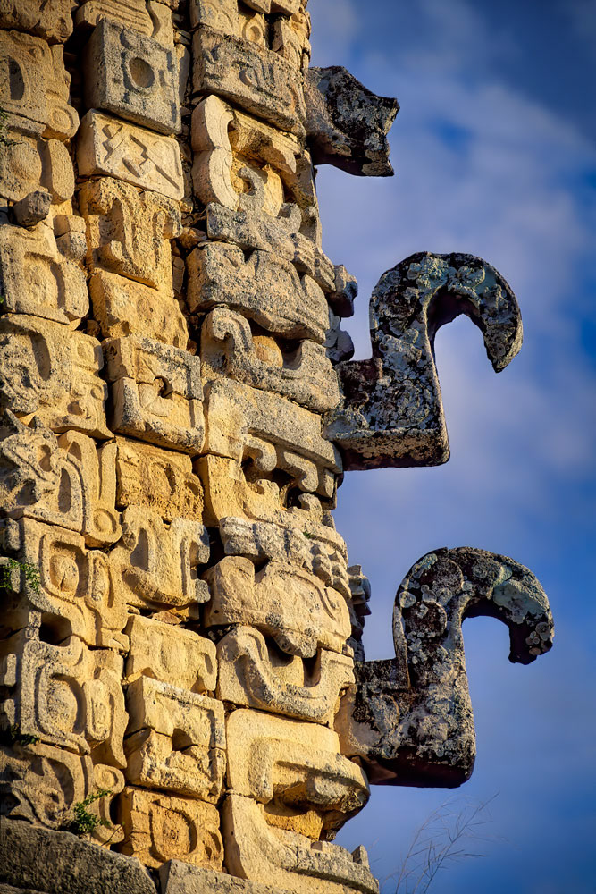 #4050 Rock Carvings in the Mayan Ruins of Uxmal