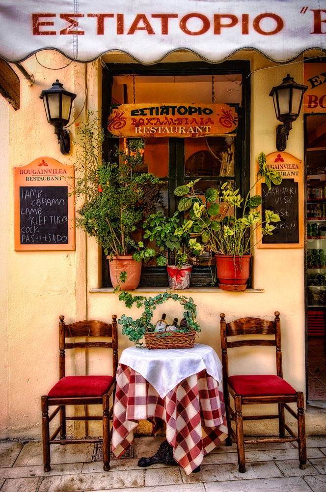 #2990 Restaurant on the Island of Corfu
