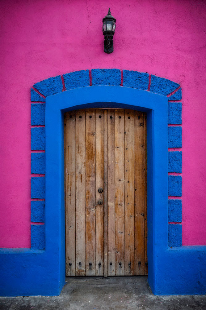 #4063 Door on Colorful House in Cabo San Lucas