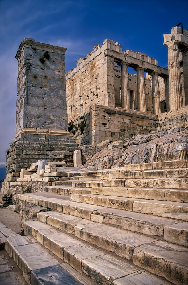 #2822 Entrance to the Acropolis in Athens