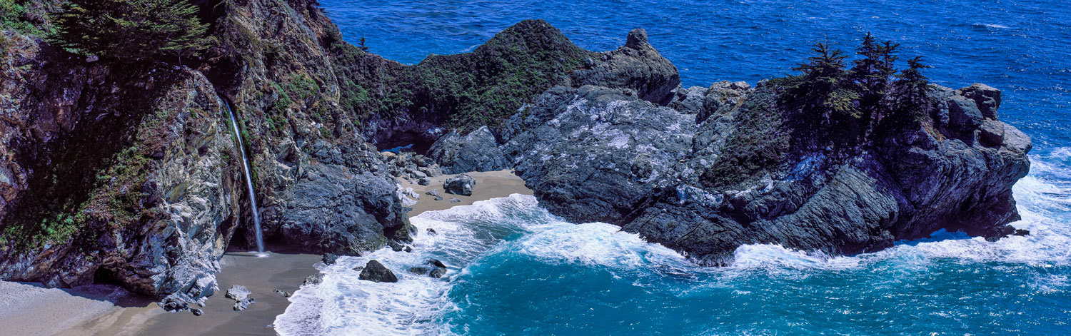#1033 McWay Falls at Julia Pfeiffer State Park in Big Sur, California