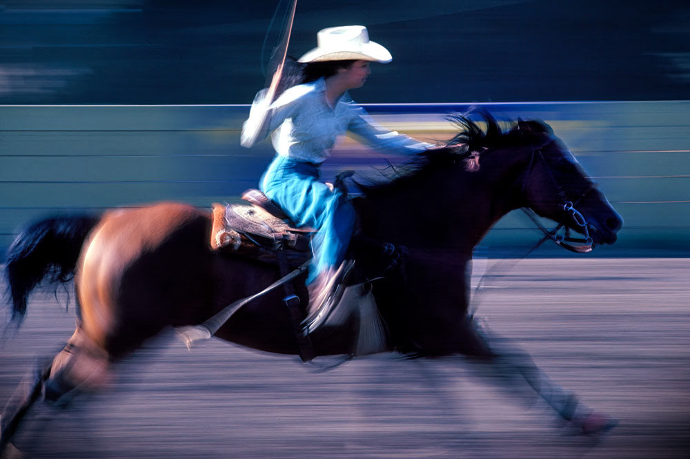 #4394 Girl Barrel Racing