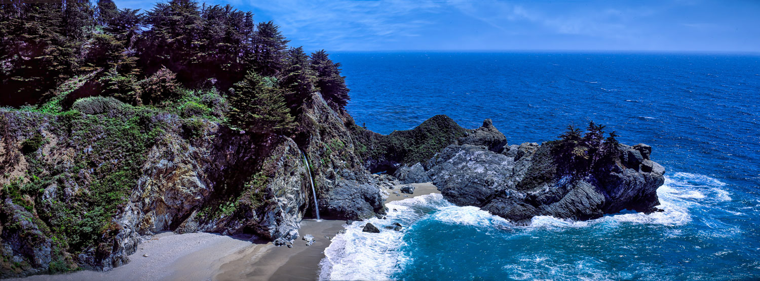 #1031 McWay Falls at Julia Pfeiffer Burns State Park on the Big Sur Coast of California