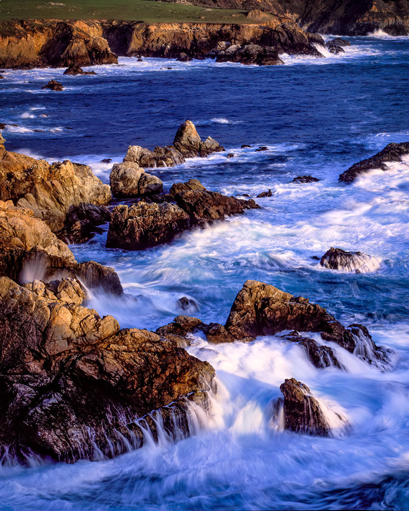 #1017 Wave Action on the Big Sur Coast