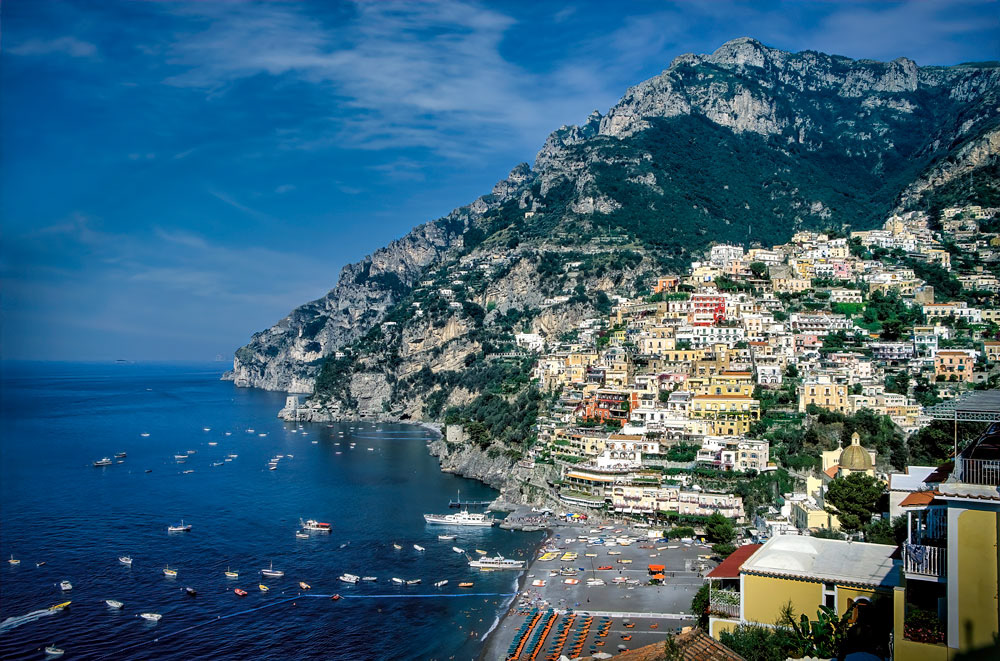 #2104 Town of Positano on the Amalfi Coast