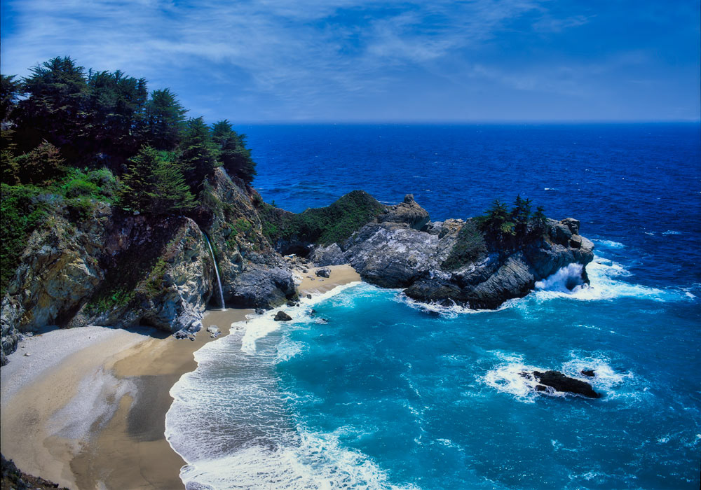 #1013 McWay Falls at Julia Pfeiffer Burns State Park in Big Sur