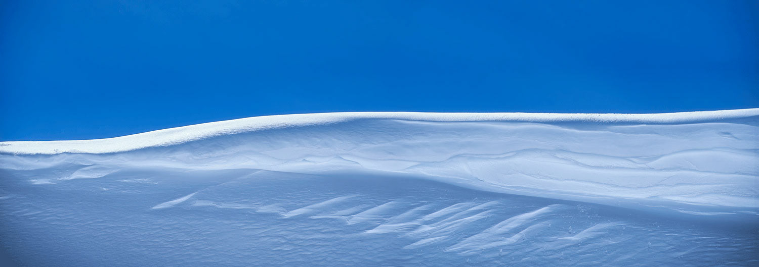 #4140 A Snow Cornice against the Blue Sky