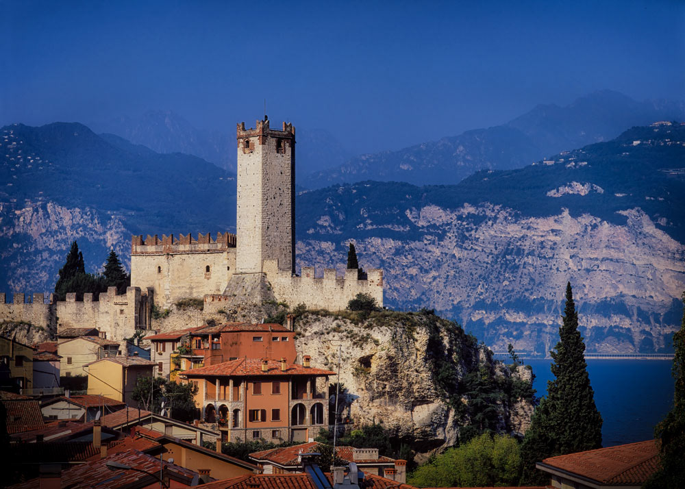 #2241 Castle in the Village of Malcesine on Lake Garda
