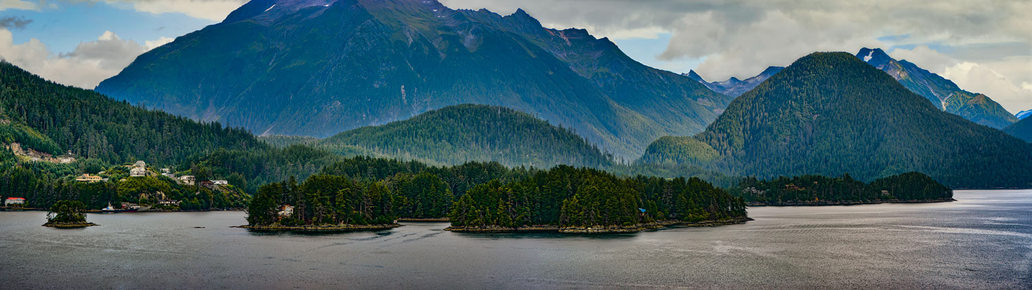 #4461 Islands and Mountains around the city of Sitka, Alaska