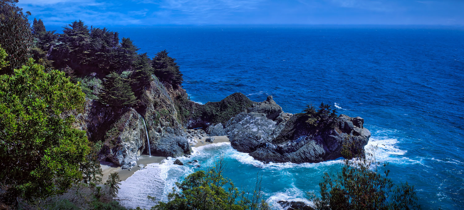 #1032 McWay Falls at Julia Pfeiffer Burns State Park in Big Sur