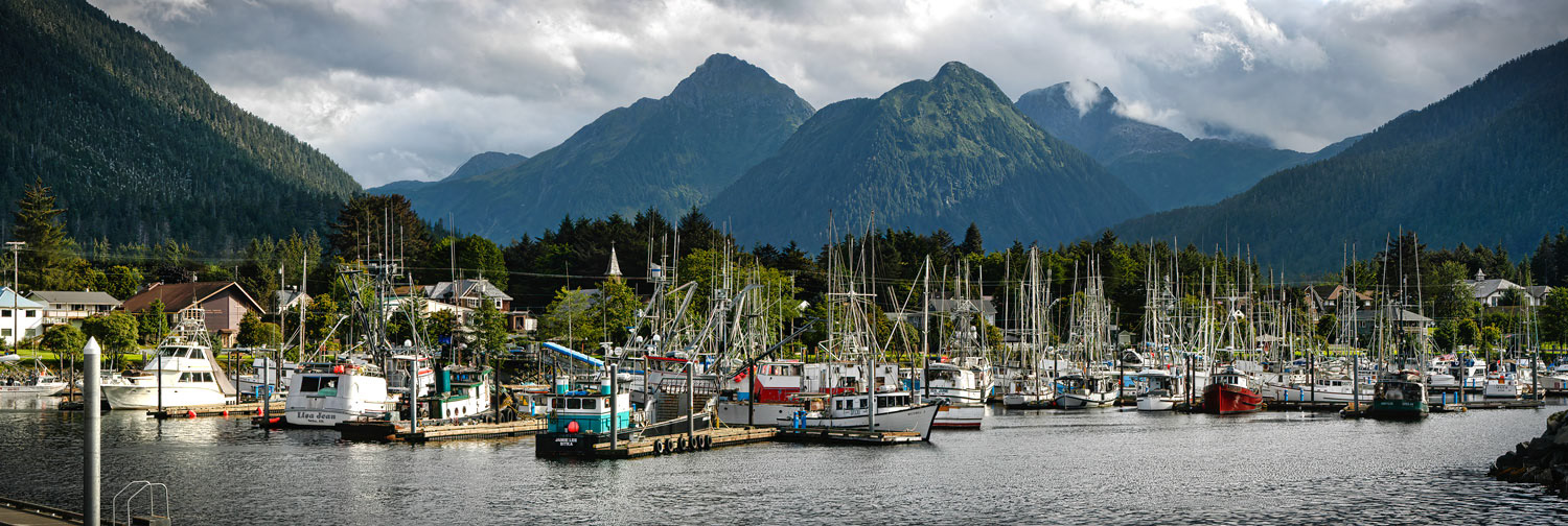 #4460 The Harbor at the city of Sitka, Alaska