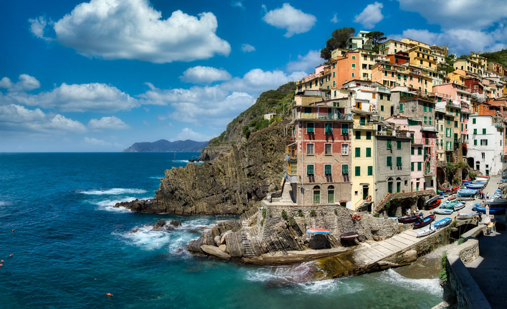 #2260 The Village of Riomaggiore in the Cinque Terra Region
