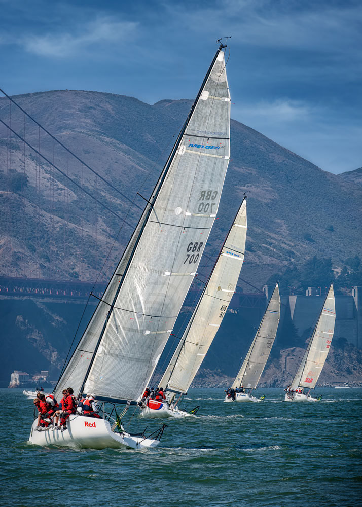 #4634 Yacht Racing on San Francisco Bay 