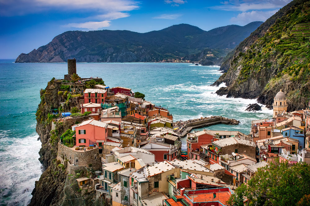 #2266 The Village of Vernazza in the Cinque Terra Region