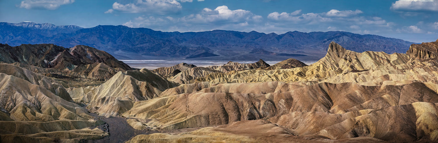 #1224 Zabriskie Point, in Death Valley National Park, Provides One of the Most Famous and Photographed Views in Death Valley