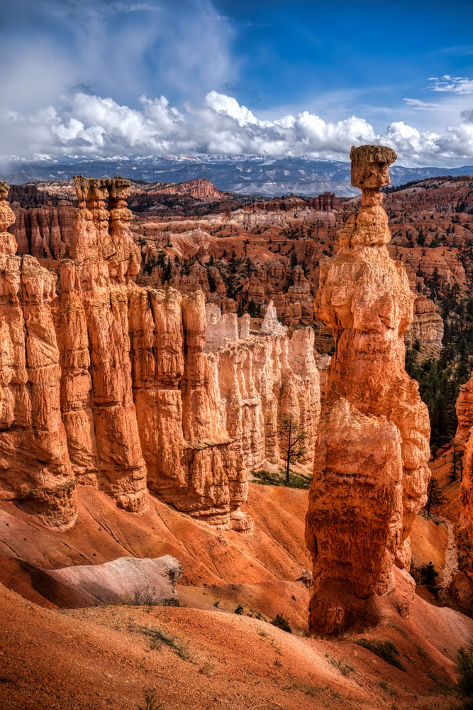 #1440 Bryce Canyon National Park and Snow-capped Mountains in the Distance
