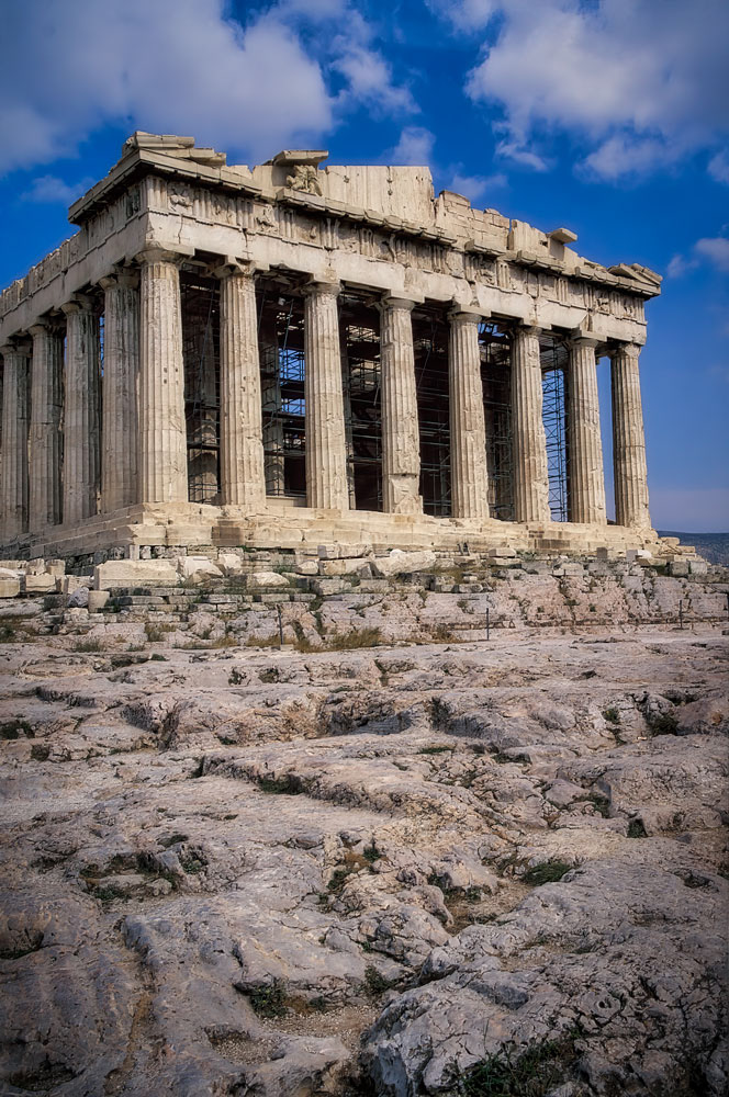 #2823 The Parthenon Under Reconstruction at the Acropolis in Athens