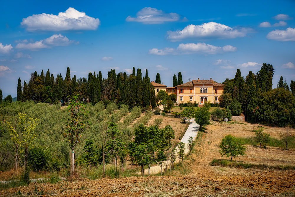 #2310 A Chateau and Farmland in the Tuscany Region