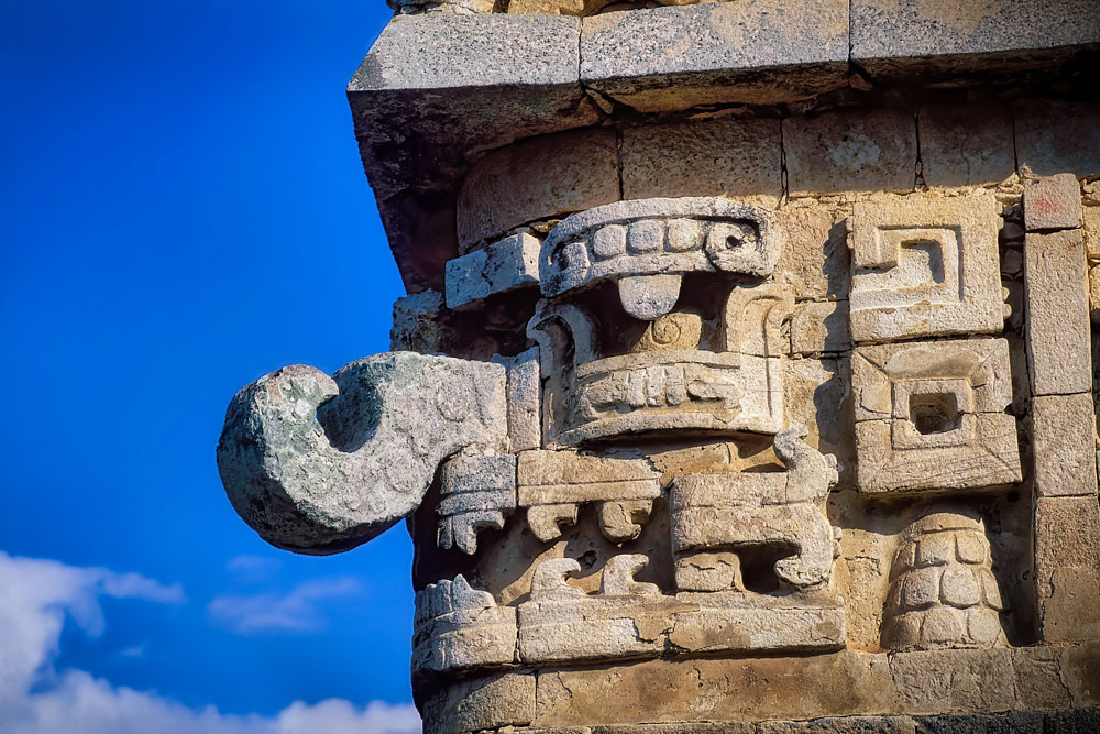 #4040 Mayan Carvings in Chichen Itza on the Yucatan Peninsula