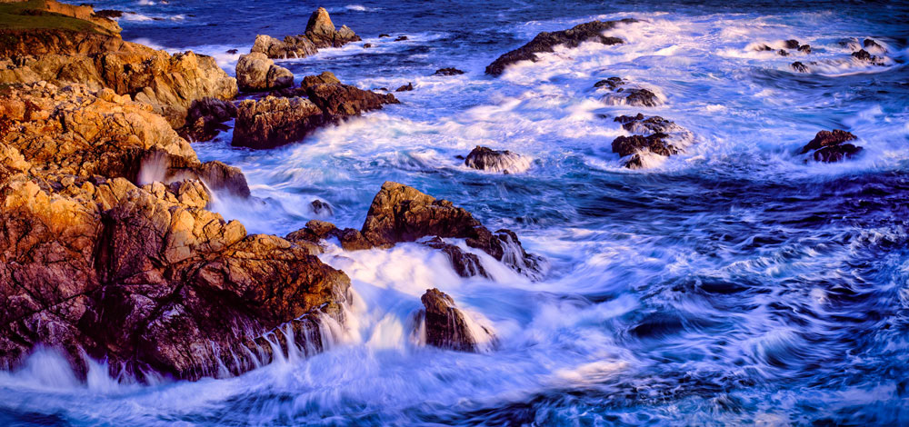 #4019 Wave Action on the Big Sur Coast