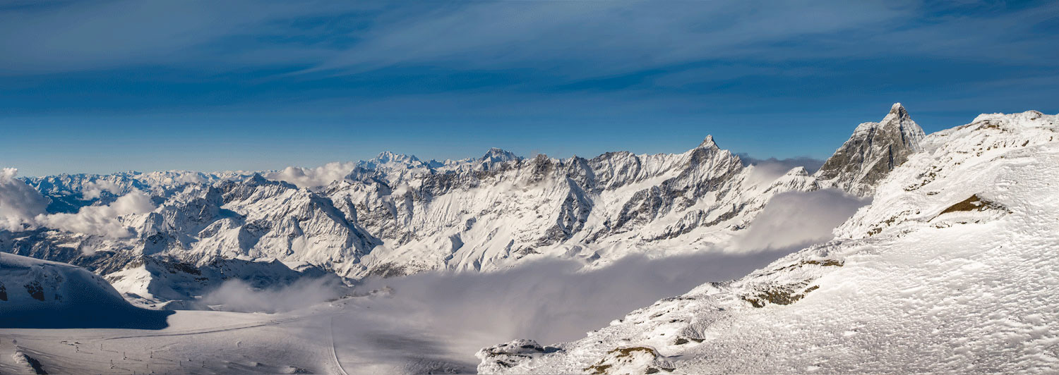#4012 Panorama of the Swiss Alps and the Matterhorn 