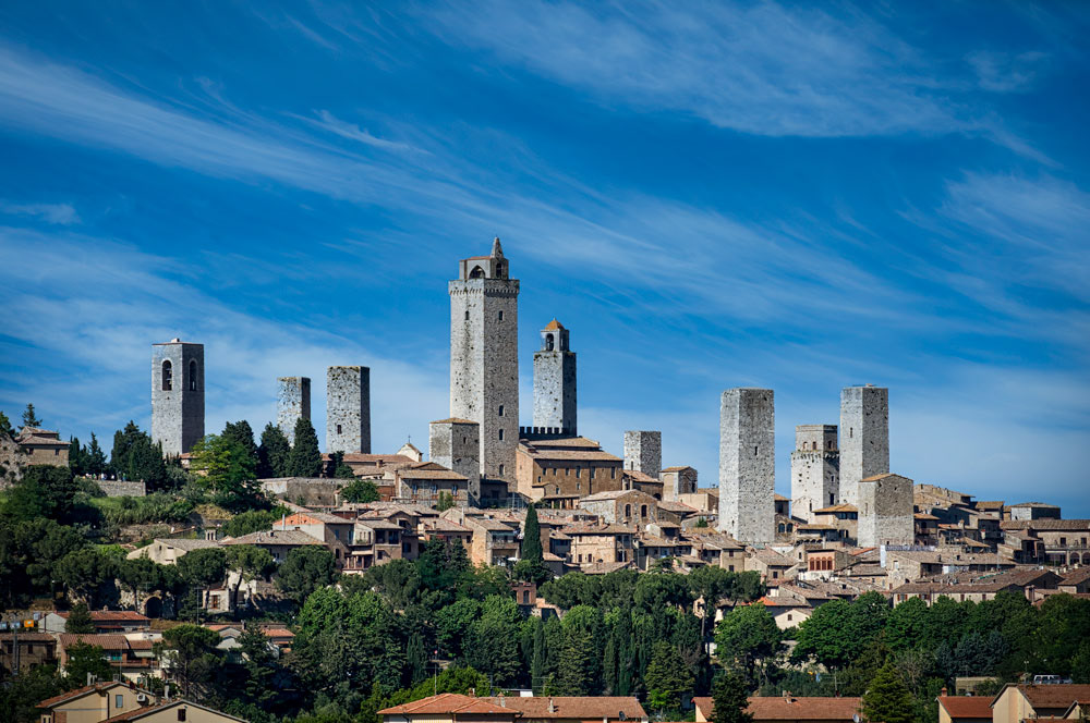 #2290 The Stone Towers of San Gimignano in the Tuscany Region