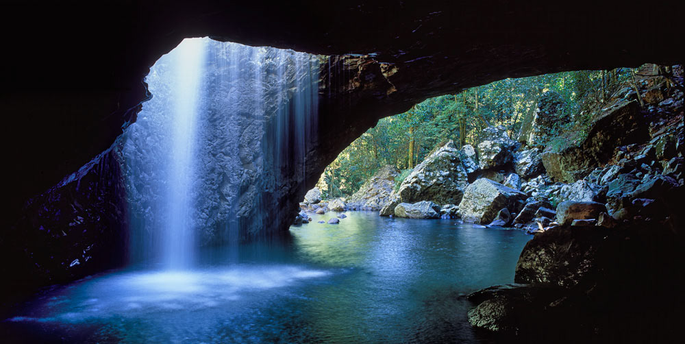#2726 Natural Bridge Falls in Queensland