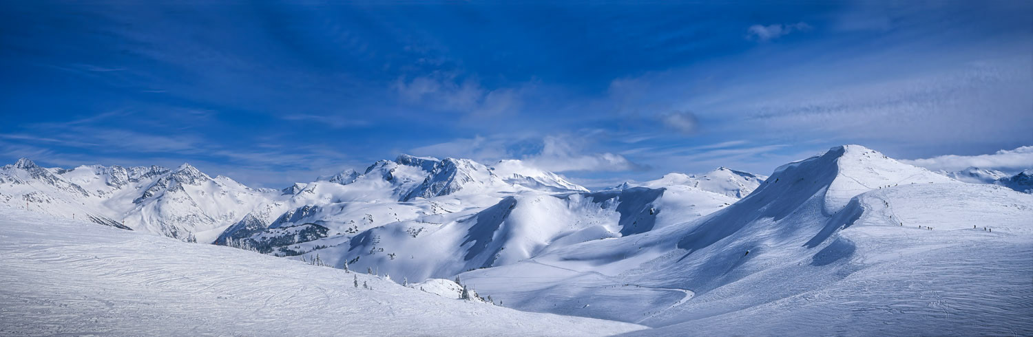 #4187 Panorama of the Whistler Ski Area in British Columbia