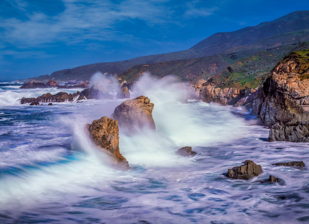 #1001 Crashing Waves on the Big Sur Coast