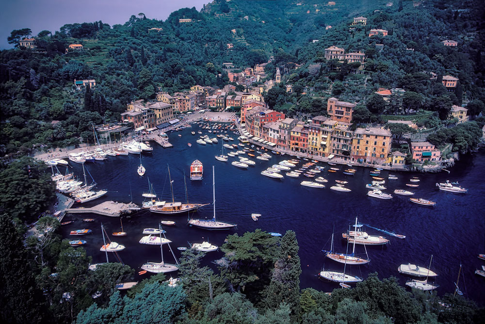 #2280 The Village and Marina of Portofino on the Italian Riviera