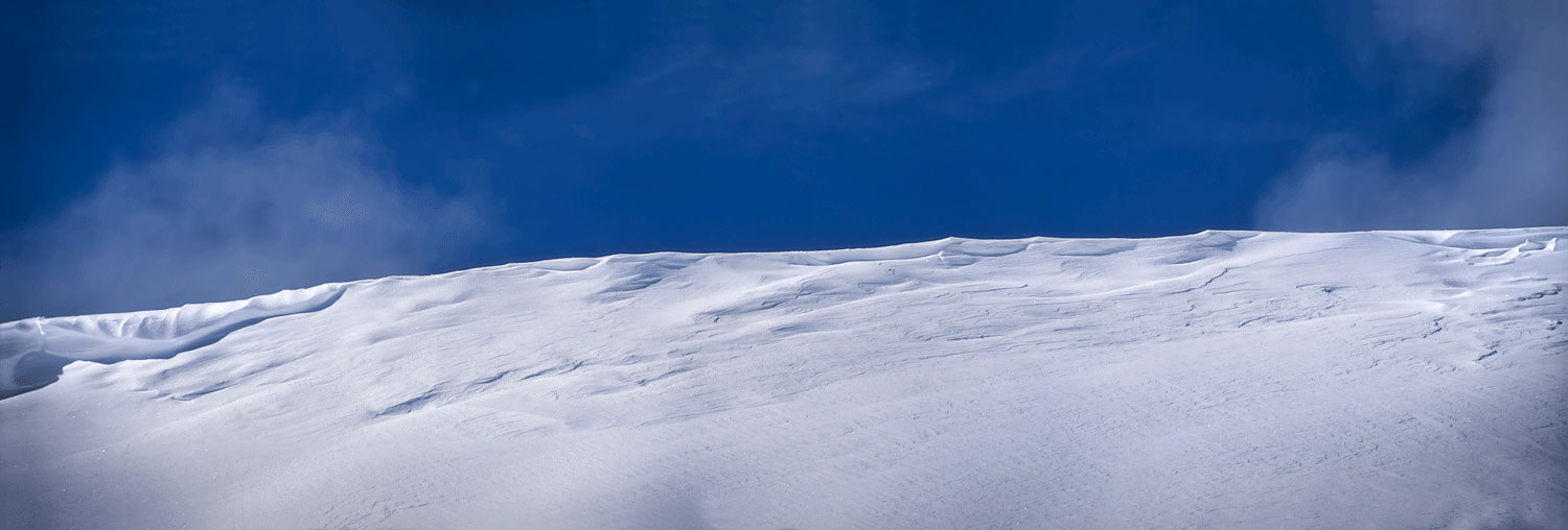 #4141 A Snow Ridge against the Blue Sky