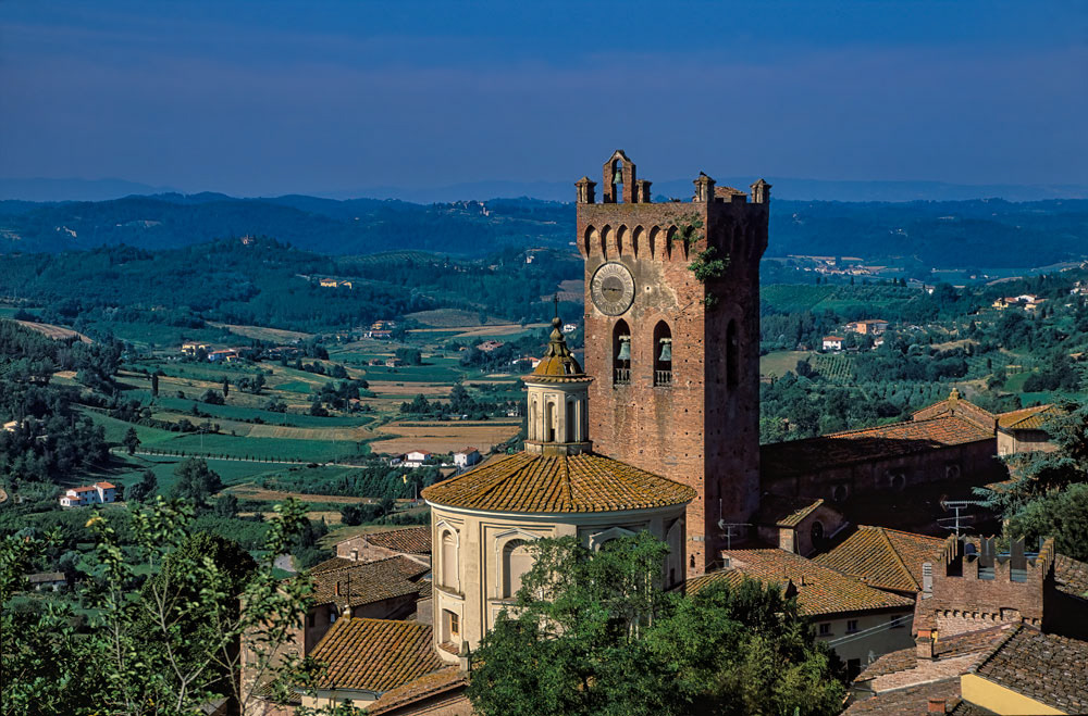#2117 Small Town of Miniato, and Countryside, Tuscany Region, Italy