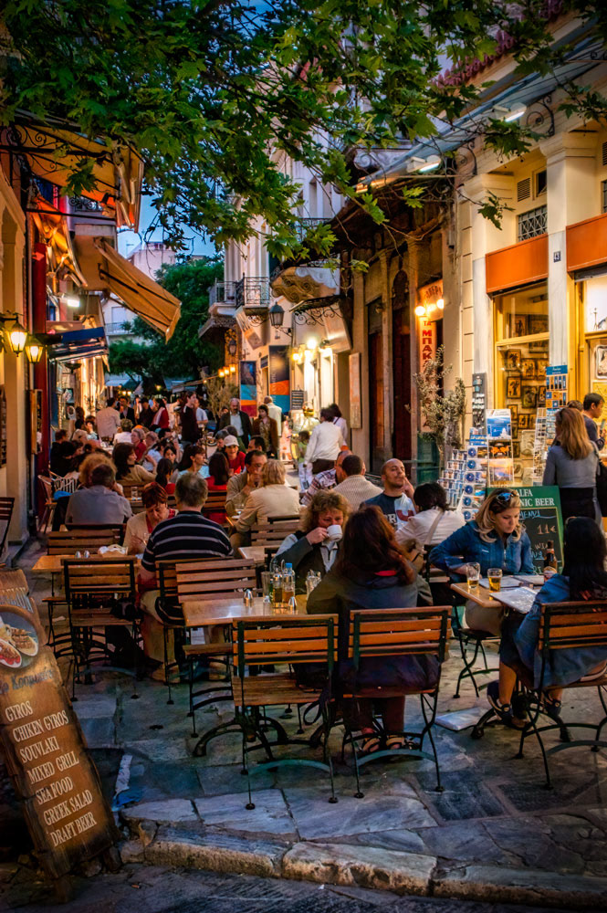 #2426 A Restaurant in the Plaka, the Tourist Section of Athens