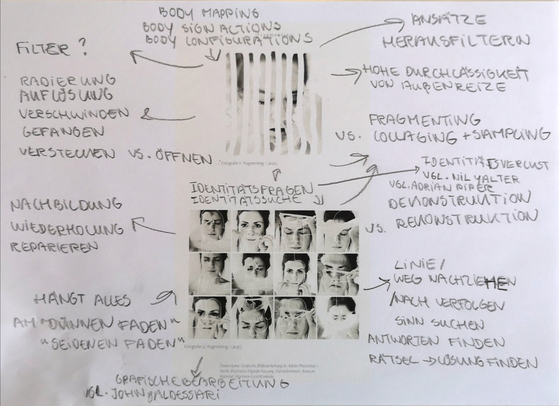 Skizze fragmenting