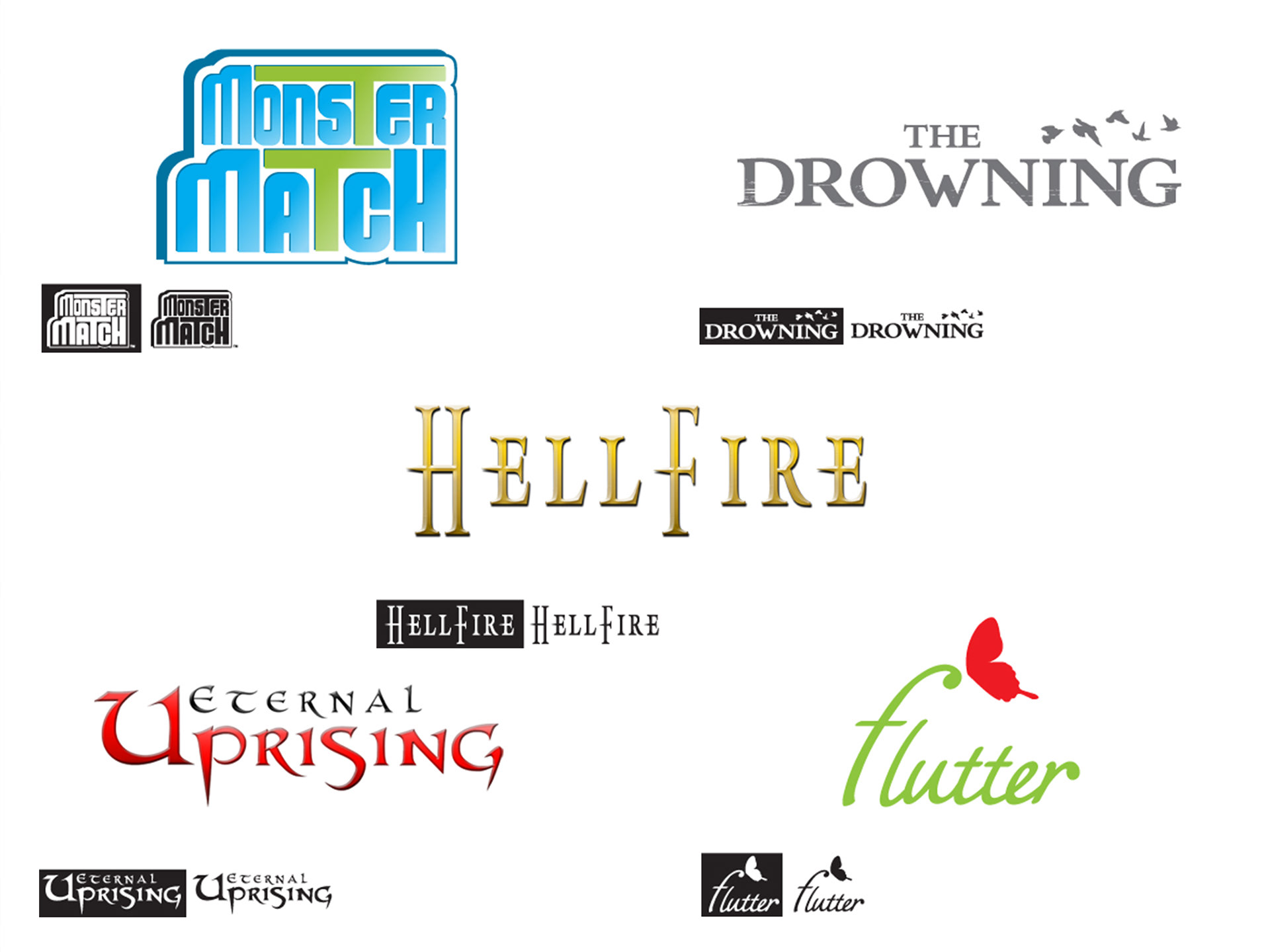 DeNA: 3rd Party Game Logos