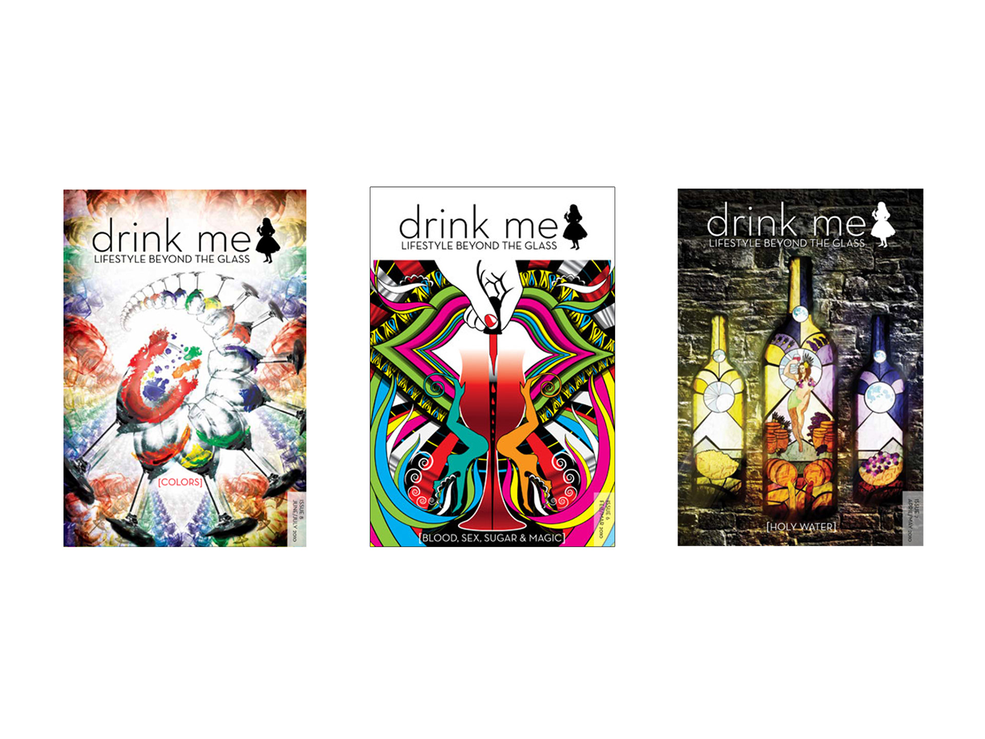 Drink Me Magazine: Cover Art Designs