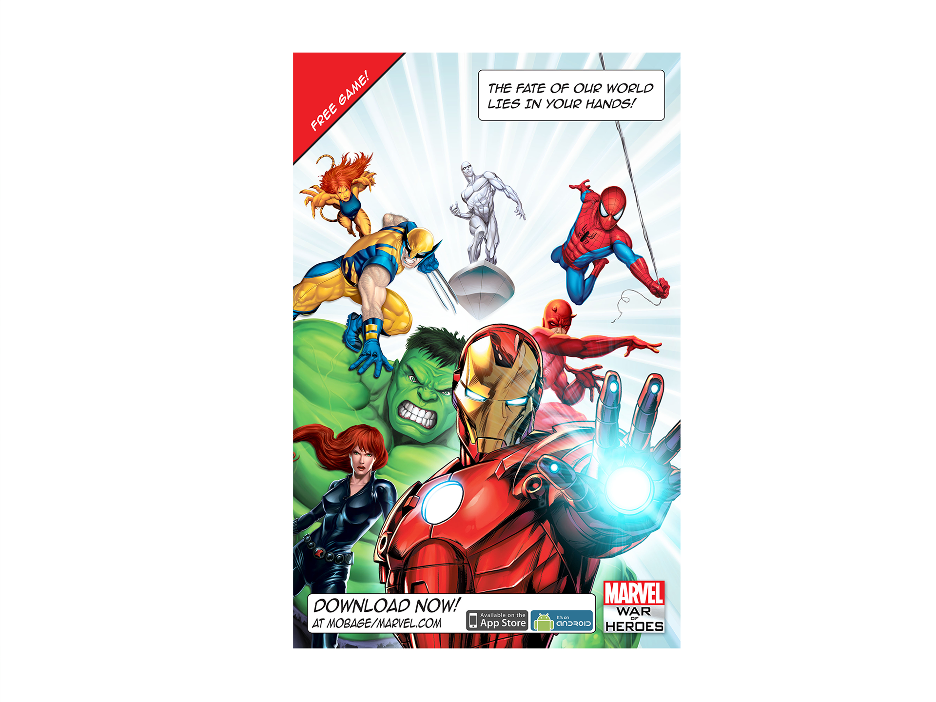 DeNA: Marvel War of Heros Campaign (featured in several marvel comic books)