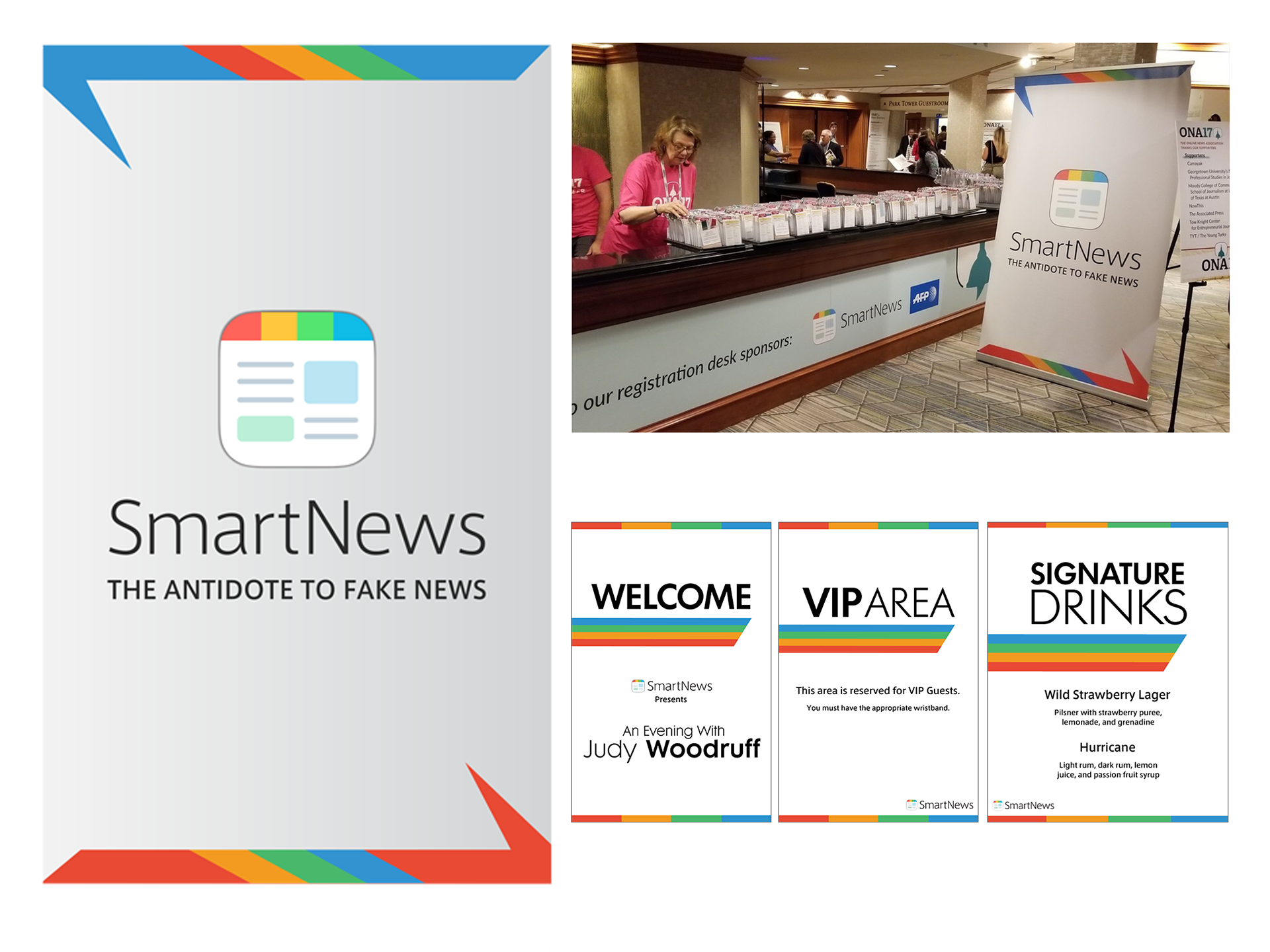 SmartNews: ONA19 Annual Conference Event Signage 