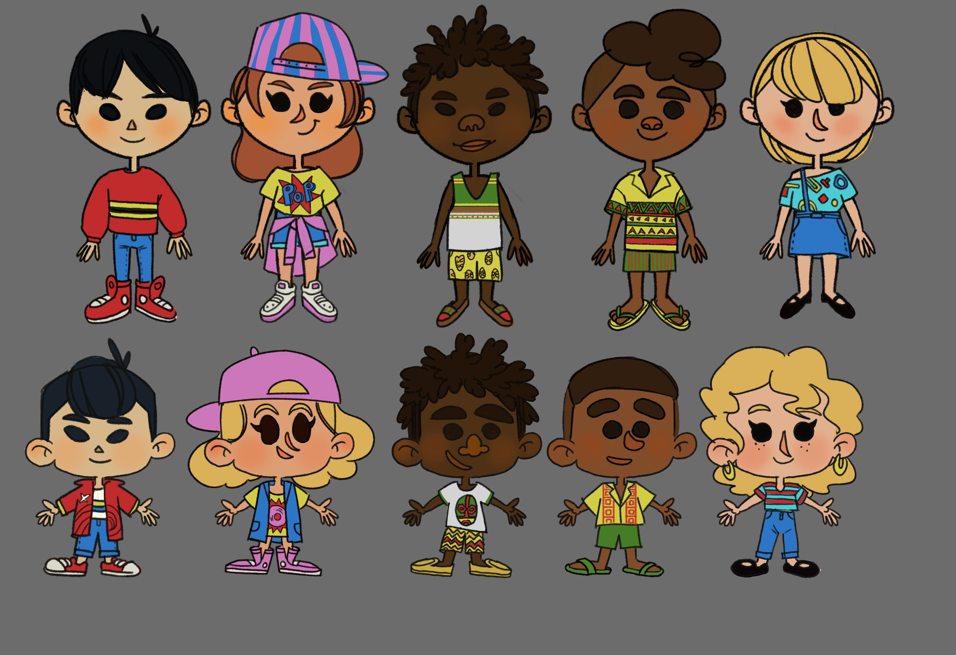 Anima Istanbul. THY character iterations 