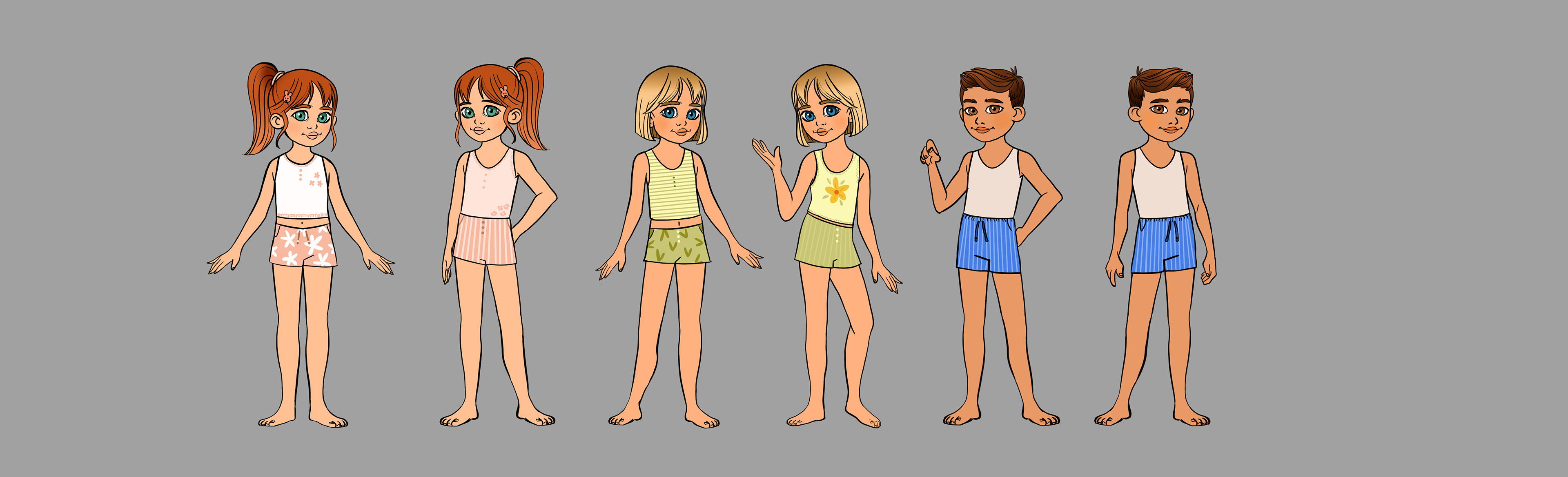 Freelance. Characters for Children's Book Illustration