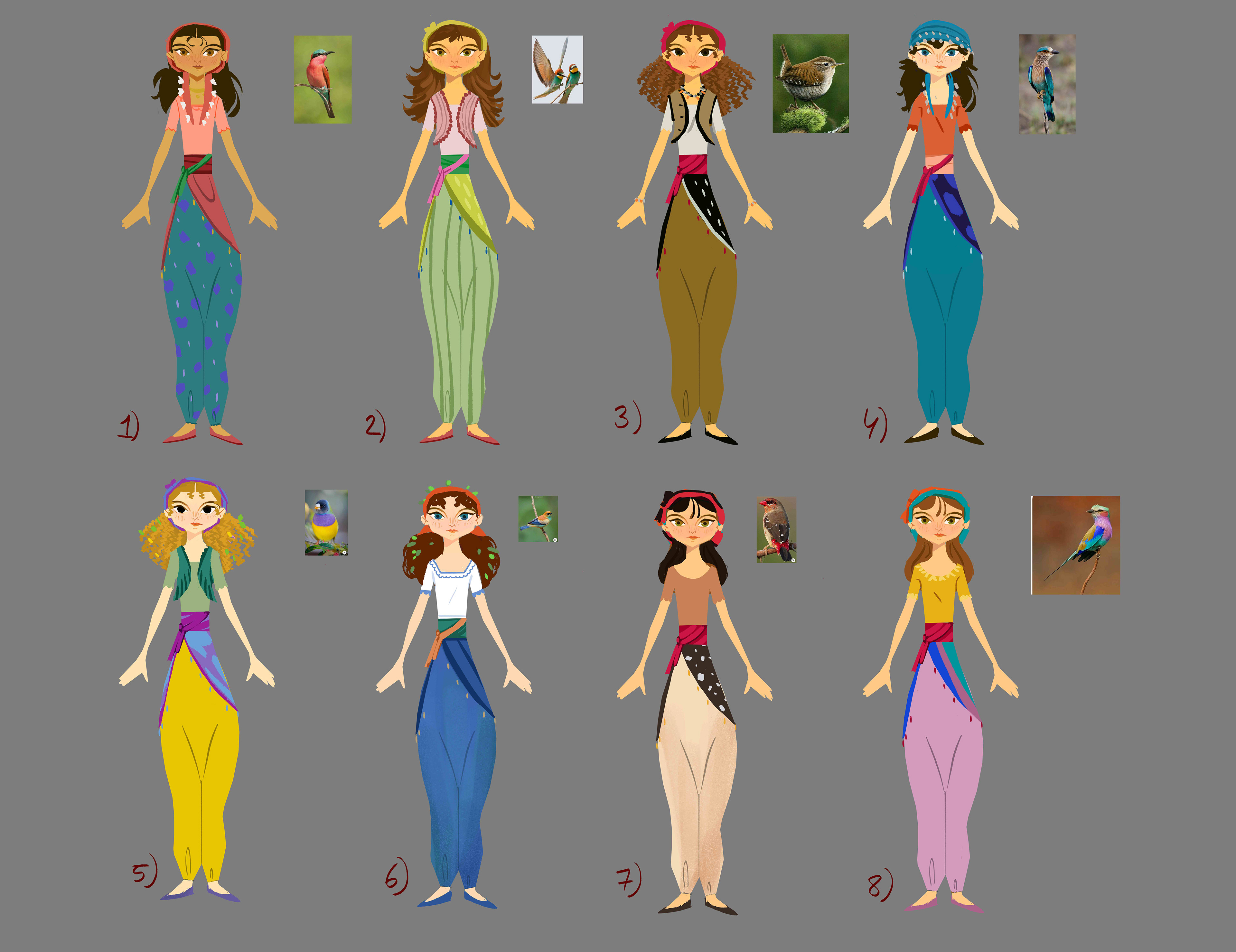 costume iterations