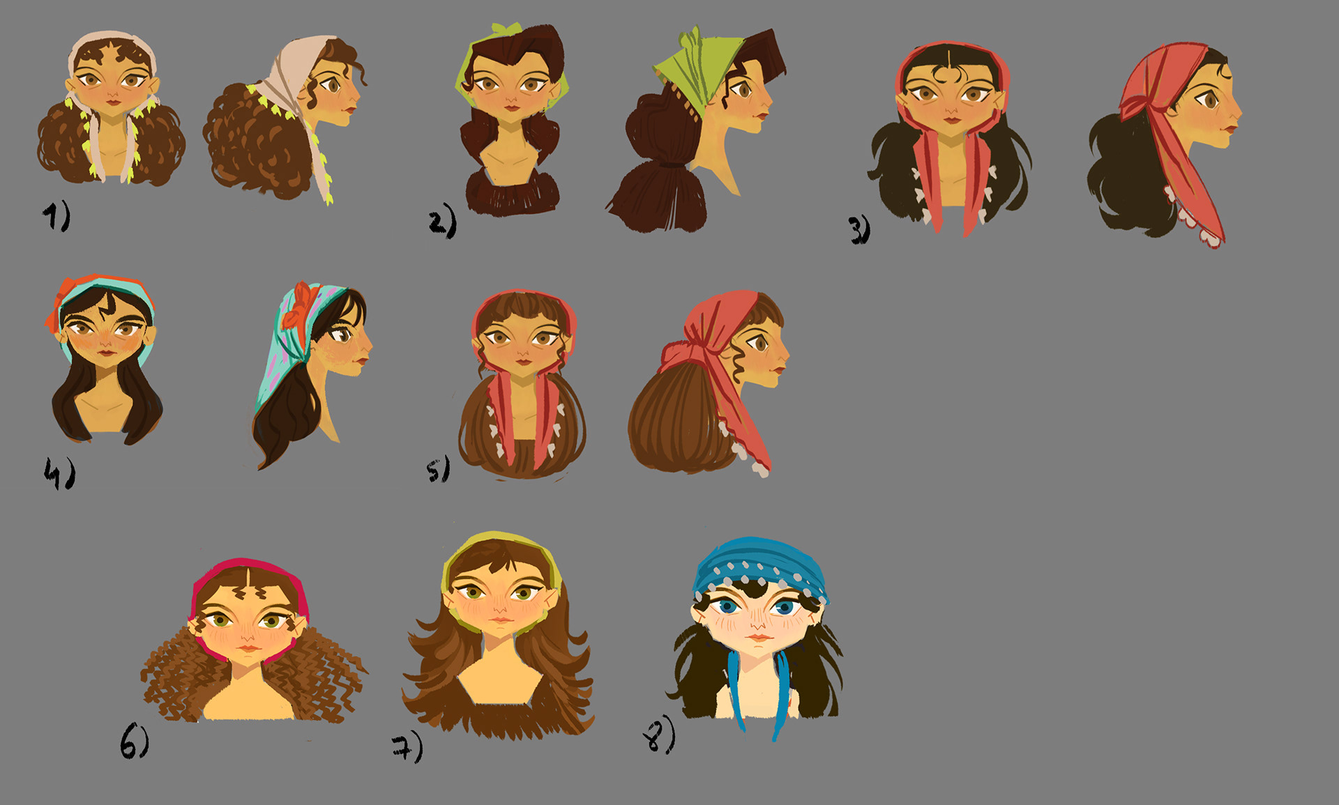 hair iterations