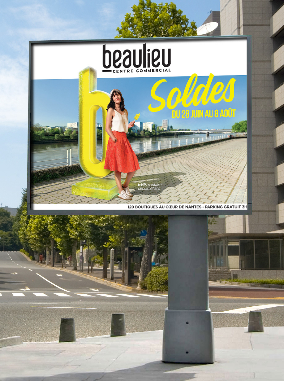 Campagne Soldes été Beaulieu - Réalisé avec LMWR
