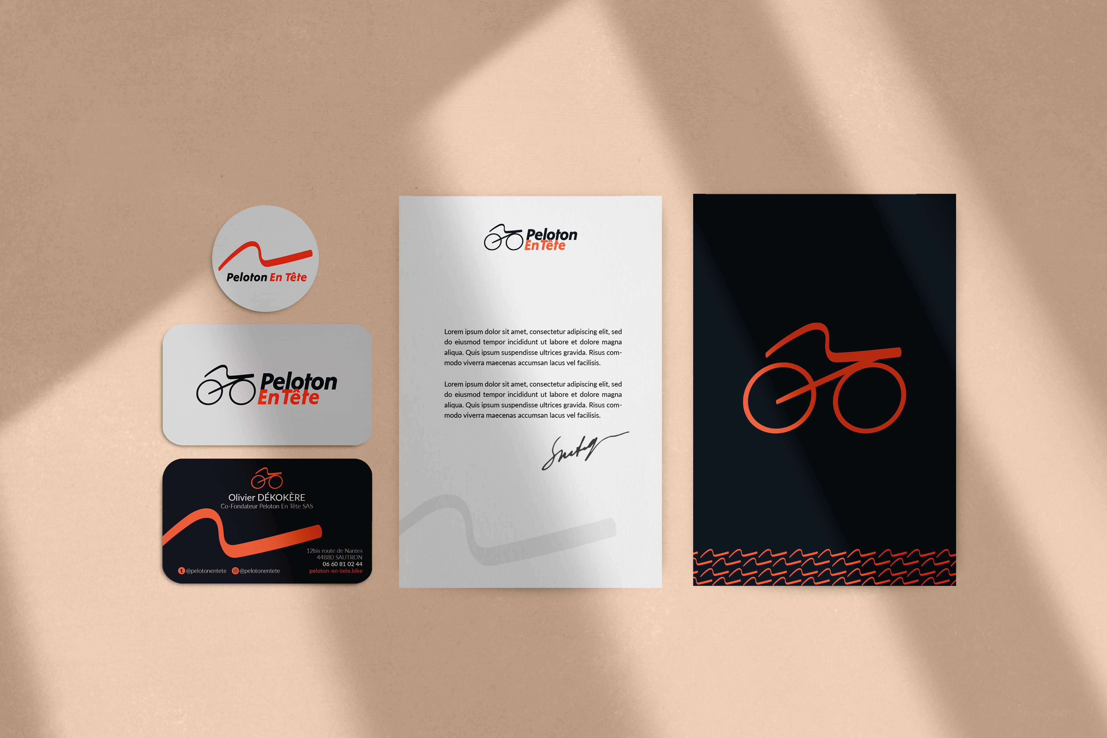 Charte graphique et identité pour une nouvelle marque de concept store vélo