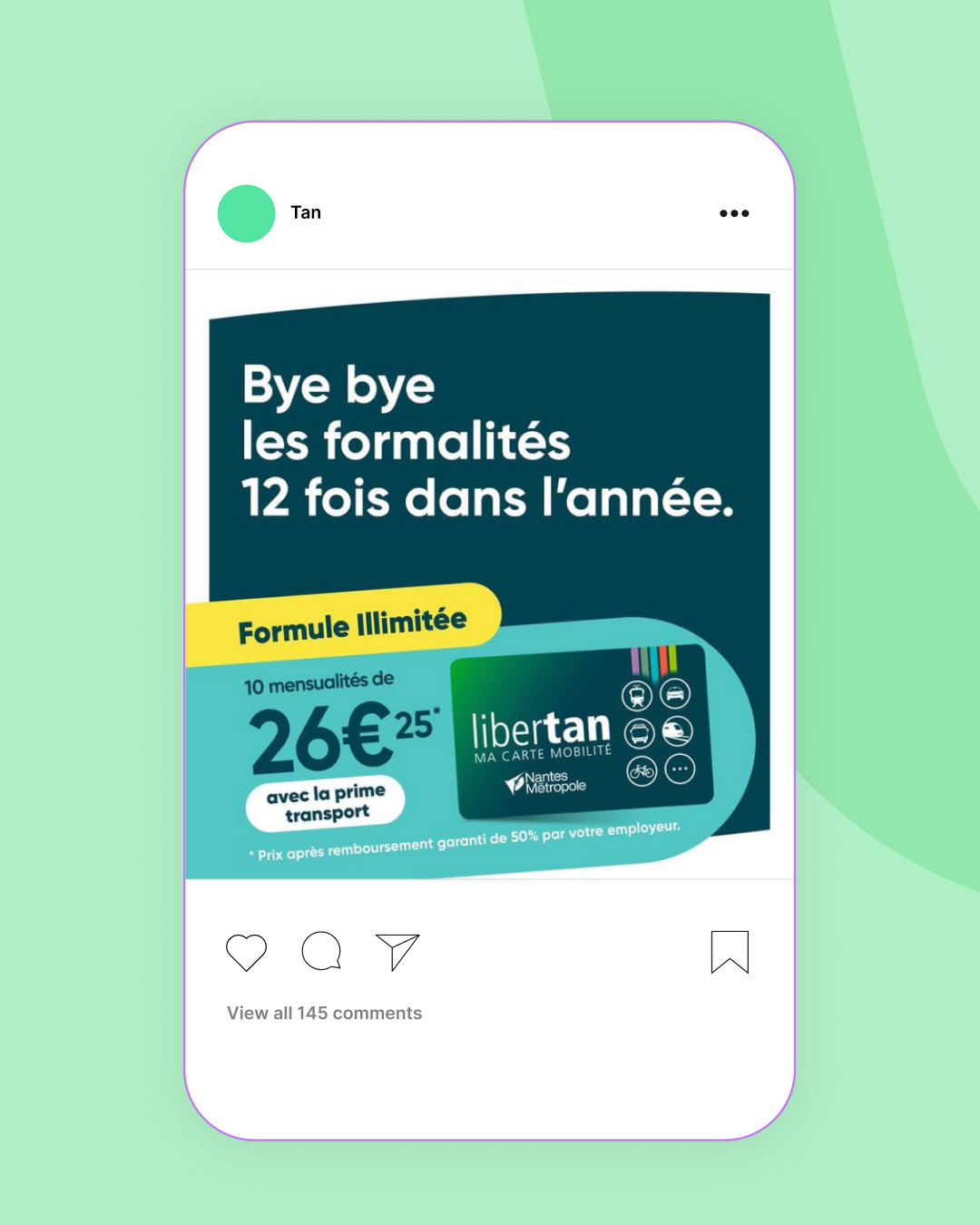 activation pour booster les abonnements Tan/Naolib/Réalisé avec Antigel