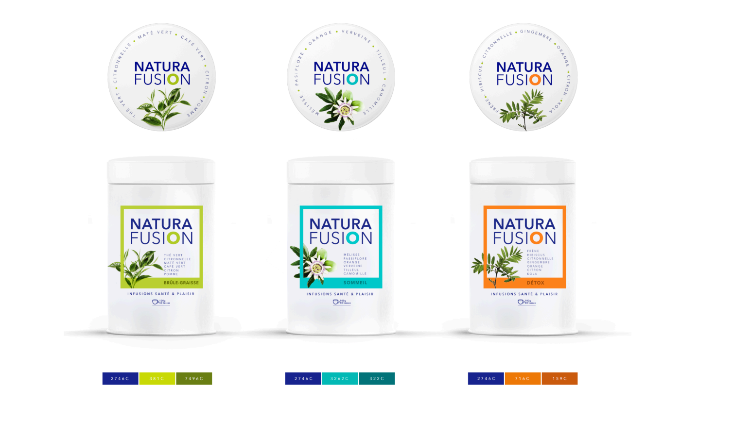 Packaging d'une nouvelle gamme de tisane pour le groupe Nutrisanté - non retenu - Réalisé avec LMWR.