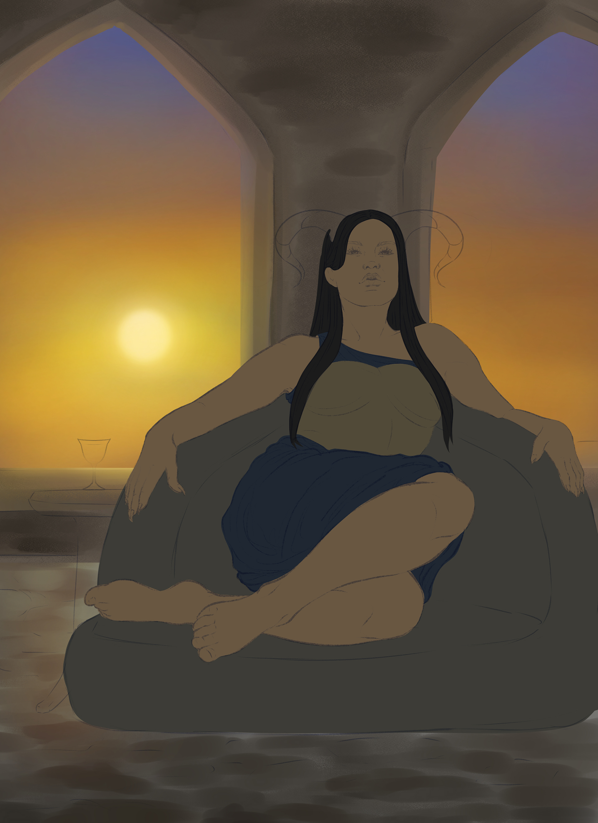 Goddess - Flats and Sketch